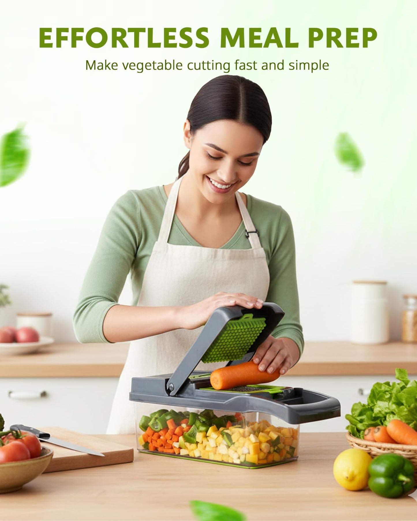 14-in-1 Mandoline Slicer & Vegetable Chopper Multifunctional Food Cutter & Grater