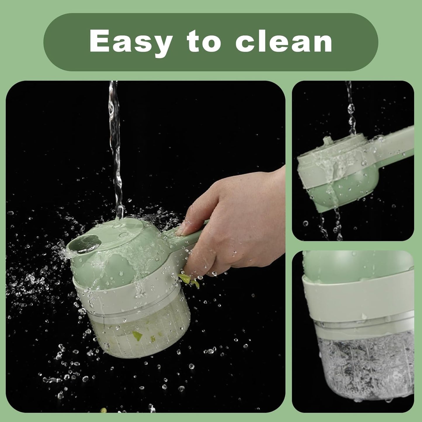4 in 1 Handheld Electric Vegetable Cutter (Wireless Food Processor)