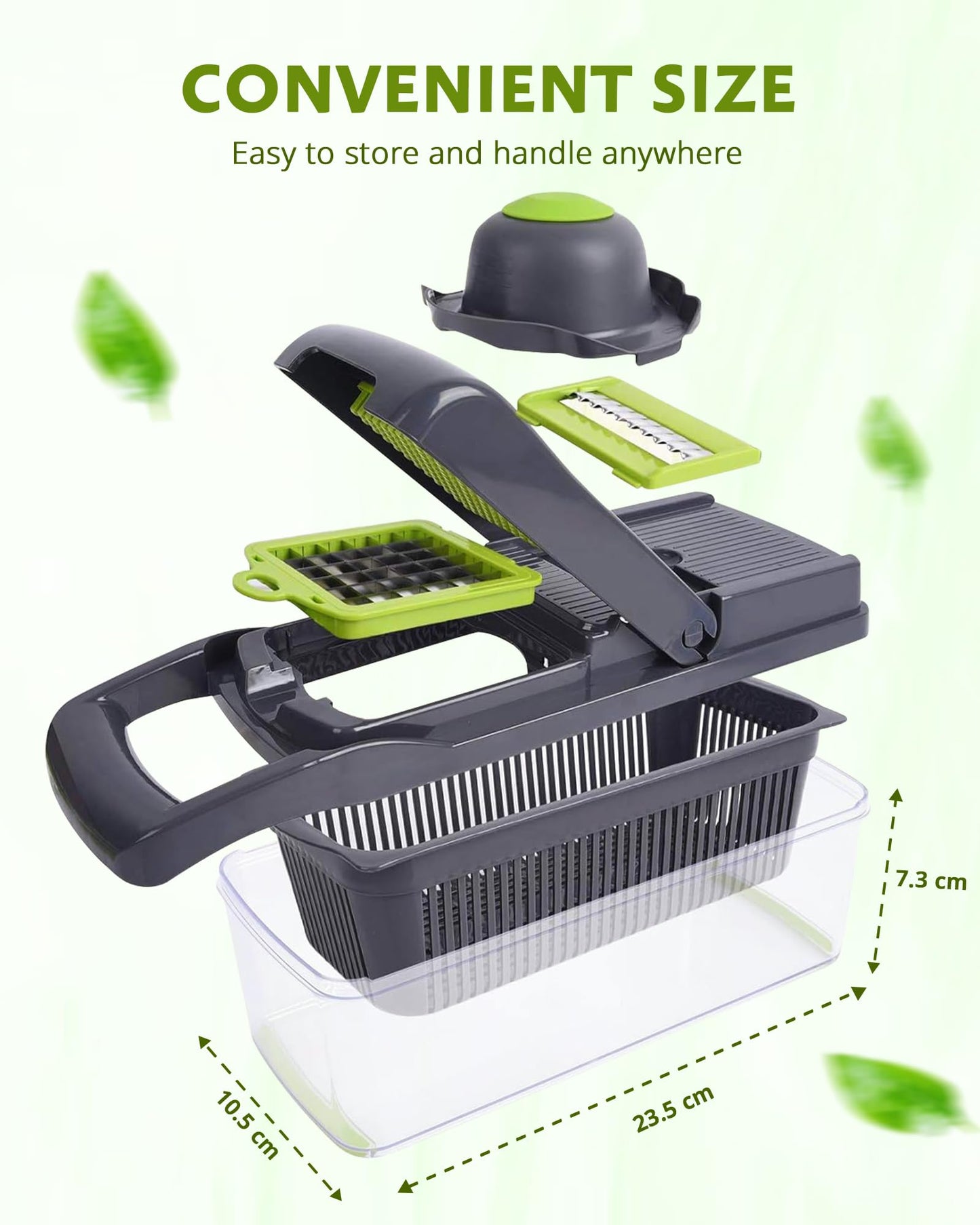 14-in-1 Mandoline Slicer & Vegetable Chopper  Multifunctional Food Cutter & Grater
