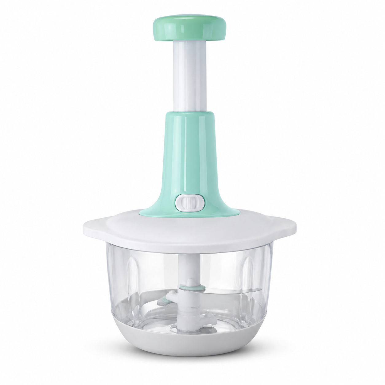 Manual Push Chopper - 1.5L - Vegetable Chopper & Grater