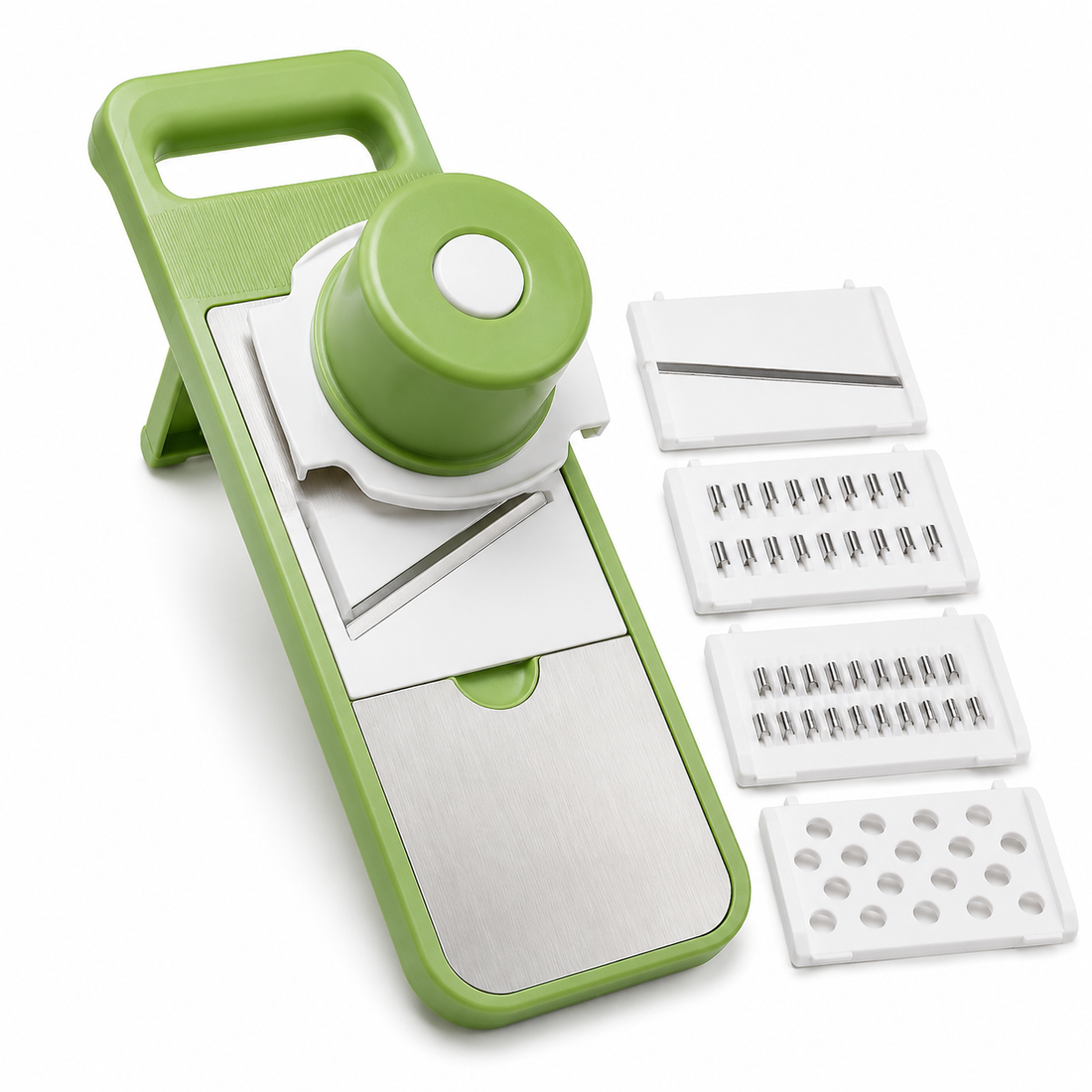 5-in-1 Mandoline Vegetable Slicer & Grater with Hand Guard