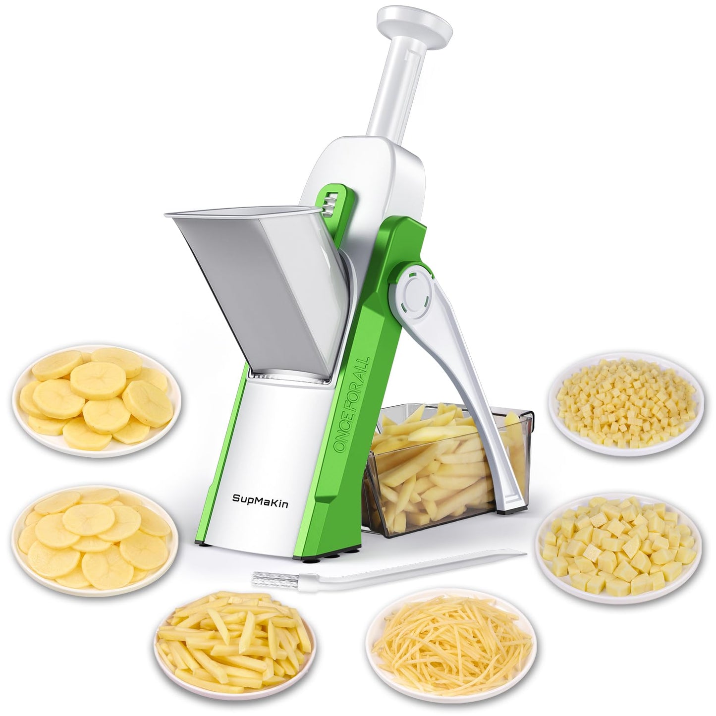 "4-in-1 Adjustable Vegetable Chopper & Grater"