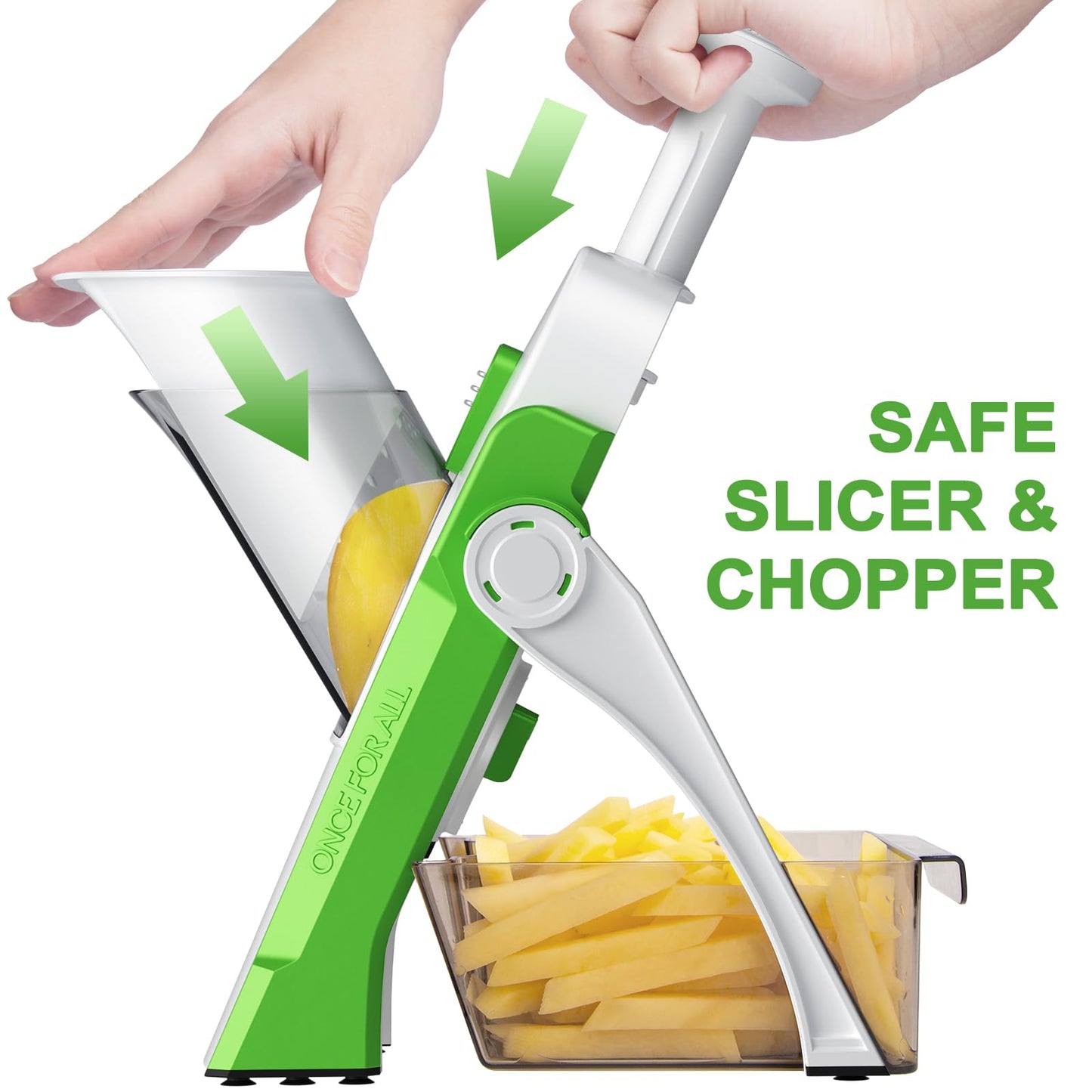"4-in-1 Adjustable Vegetable Chopper & Grater"