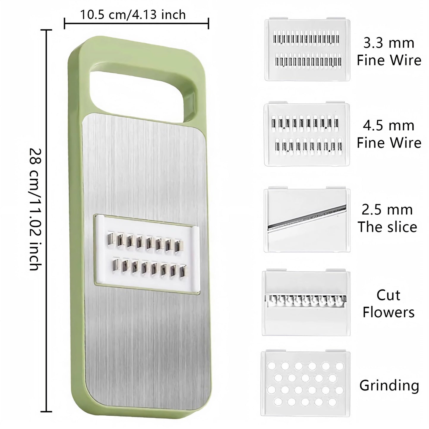 Stainless Steel Multifunctional Vegetable Cutter & Grater